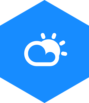 Closed weather data tile